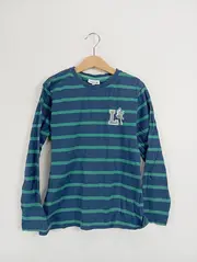 Vorschaubild 2 von Kinder Langarmshirt gestreift mit L Applikation Gr. 140