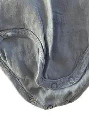 Vorschaubild 2 von Baby Body Baumwolle Rippstrick Blau Gr. 80 Kurzarm