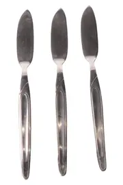 Vorschaubild 1 von Besteck Set 3x Buttermesser Silber Elegant Minimalistisch Rostfrei