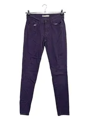 Vorschaubild 1 von Damen Jeans Slim Fit Legging W28 Lila Stretch