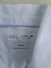 Vorschaubild 2 von Kids Business Hemd Jungen Gr. 152 Weiß Slim Fit Langarm Klassisch