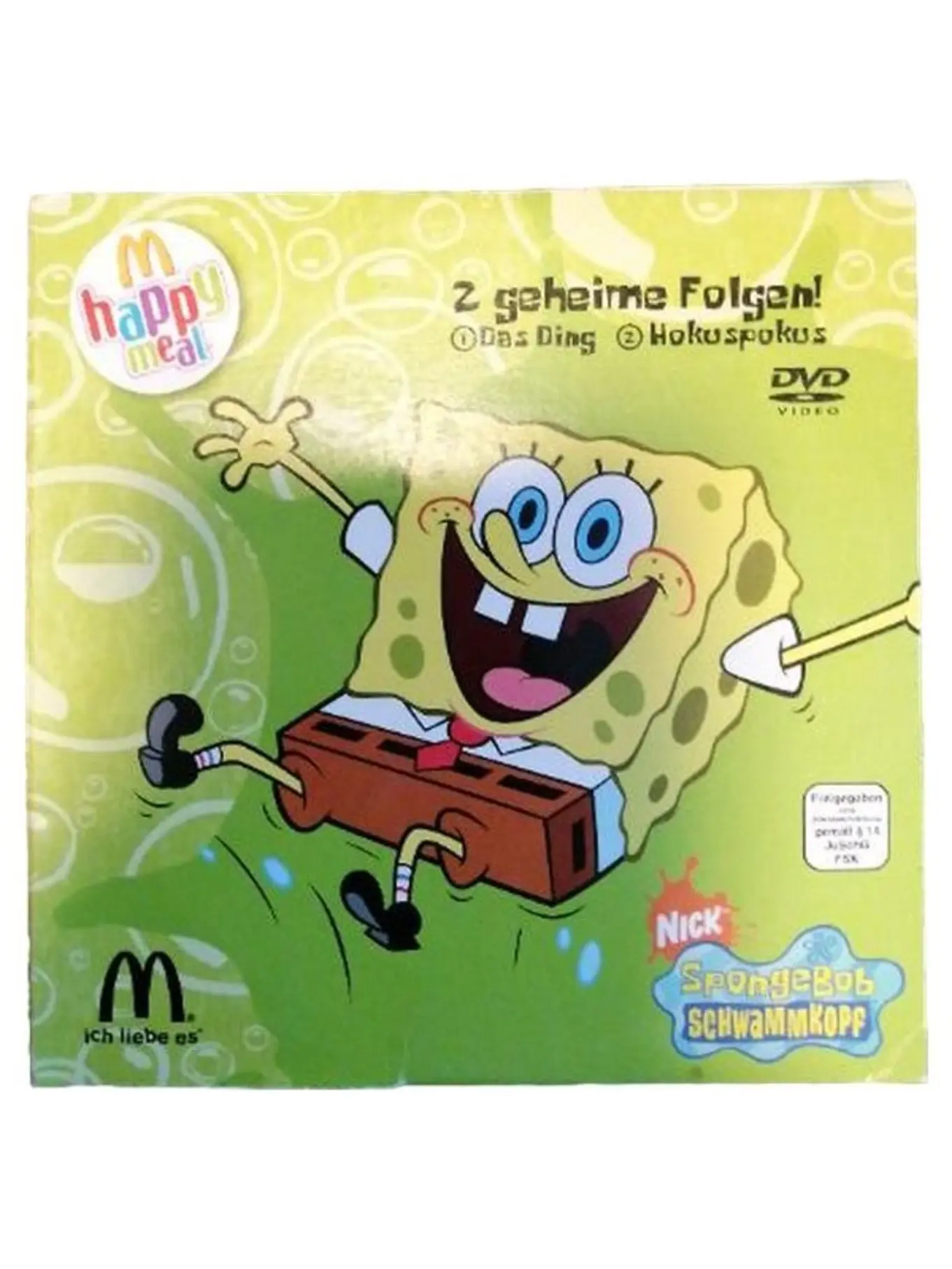 SpongeBob Schwammkopf DVD 2 geheime Folgen Kinder Serie Anime