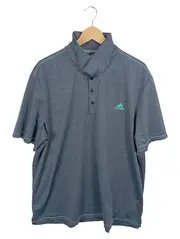 Vorschaubild 1 von Herren Poloshirt Grau Melange 2XL Kurzarm Sportlich Polokragen