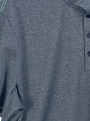 Vorschaubild 6 von Herren Poloshirt Grau Melange 2XL Kurzarm Sportlich Polokragen