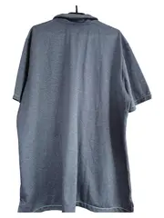 Vorschaubild 2 von Herren Poloshirt Grau Melange 2XL Kurzarm Sportlich Polokragen