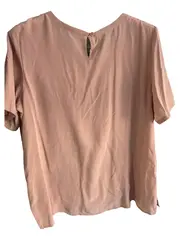 Vorschaubild 3 von Hemdbluse Damen Rosa Elegant Kurzarm Gr. 44 XXL