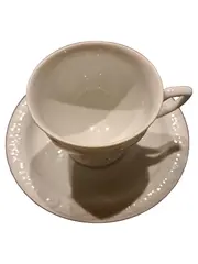 Vorschaubild 1 von Classic Tasse Untertasse 2tlg Porzellan Weiß 8cm