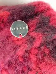 Vorschaubild 2 von Damen Mütze Rot Casual Bommelmütze Strickmütze meliert Winter