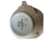 Vorschaubild 2 von Tasse Porzellan Weiß Klassisch Blumenmuster 200ml