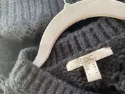 Vorschaubild 3 von EDC Damen Pullover Gr. 38/M Schwarz Lochmuster Casual