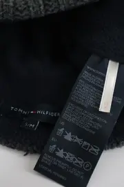 Vorschaubild 2 von Mütze Kinder S/M Grau Gestreift Baumwolle Beanie