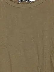 Vorschaubild 2 von Damen T-Shirt Gr. 36/S Oliv Gerippt Kurzarm Basic