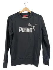 Vorschaubild 1 von Pullover Damen S Schwarz Sportlich Sweatshirt Logo Print