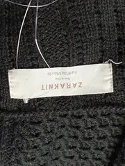 Vorschaubild 3 von Damen Strickjacke Schwarz Gr. 36/S Elegant Strukturmuster