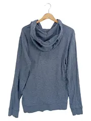 Vorschaubild 2 von Herren Kapuzenpullover Hoodie Henley Gr. 54/XXL Blau Meliert