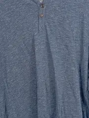 Vorschaubild 5 von Herren Kapuzenpullover Hoodie Henley Gr. 54/XXL Blau Meliert