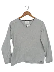Vorschaubild 1 von Pullover Jungen Gr. 164 Grau V-Ausschnitt Casual Strickpullover