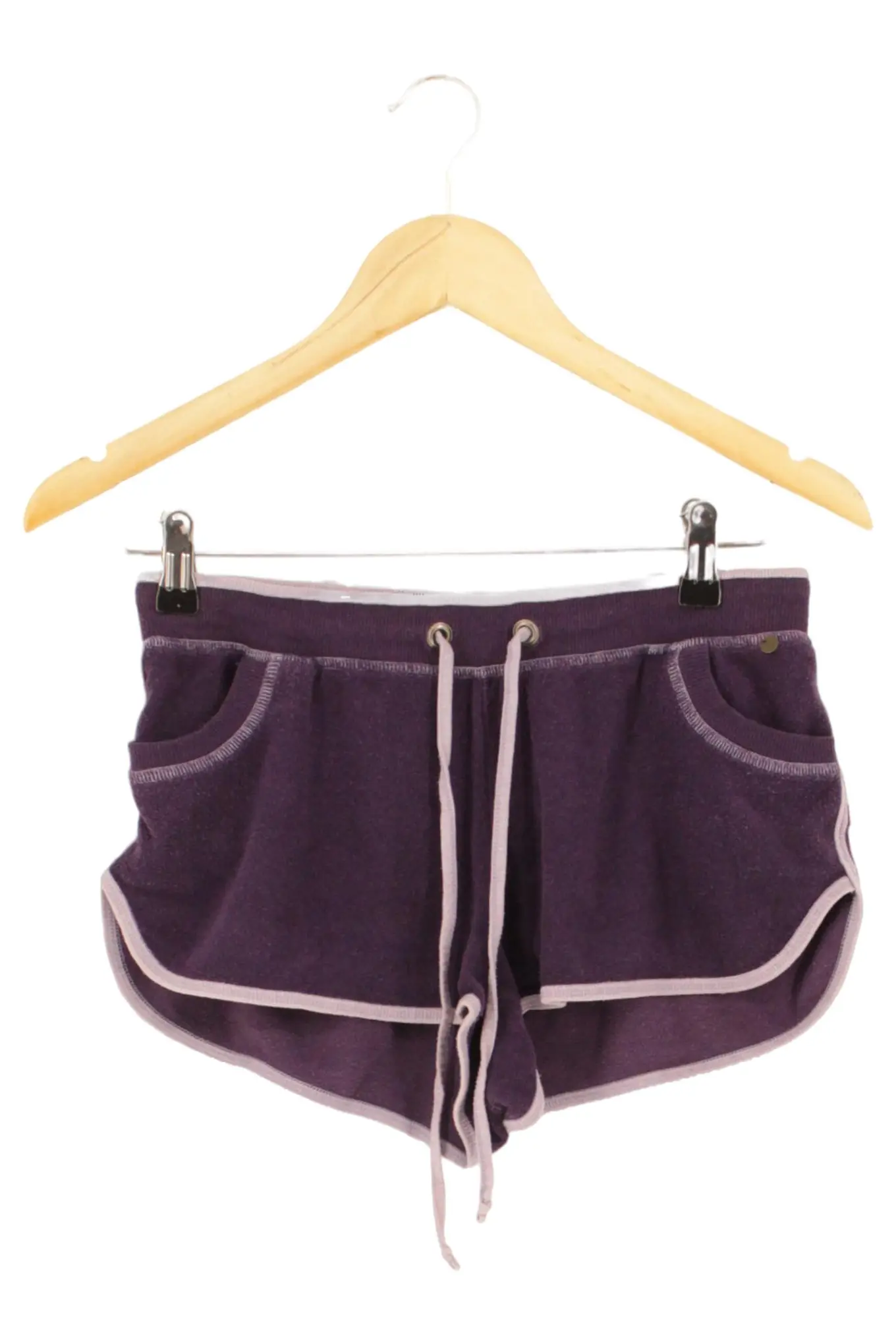 LINGERIE COQUILLAGE Damen Sport Shorts Größe S Lila Kurz