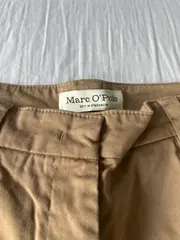 Vorschaubild 7 von Damen Stoffhose Beige Gr. 34 Casual Uni Baumwolle