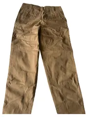 Vorschaubild 6 von Damen Stoffhose Beige Gr. 34 Casual Uni Baumwolle