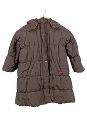 Vorschaubild 1 von Steppjacke Kinder Mädchen Braun Praktisch Kapuze Gr. 104