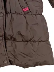 Vorschaubild 2 von Steppjacke Kinder Mädchen Braun Praktisch Kapuze Gr. 104