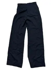 Vorschaubild 2 von Damen Stoffhose Weites Bein Schwarz High Waist Gr. S/36