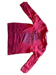Vorschaubild 1 von Kinder Langarmshirt Rot Gr. 104, 110 Casual mit Aufdruck