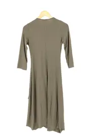 Vorschaubild 2 von Freizeitkleid Damen Gr. 38/M Braun Wickelkleid Casual Elegant