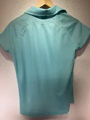 Vorschaubild 2 von Damen Sport Poloshirt Funktionsshirt Türkis Gr. 42/XL