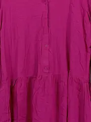 Vorschaubild 3 von edc Damen Freizeitkleid Gr. 36/S Pink Viskose Casual Tunikakleid