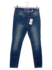 Vorschaubild 1 von Damen Jeans Tapered Fit Hose W27/36 Blau Casual