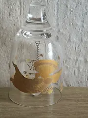 Vorschaubild 2 von Glas Engel Dekoglocke Weihnachten Transparent 10 cm