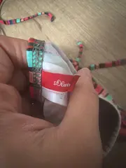 Vorschaubild 6 von Bikini Damen Gr. 34C/D gestreift bunt Fransen Sommer