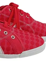 Vorschaubild 4 von Damen Sneaker low rot Punkte Gr. 42.5 Freizeitschuh