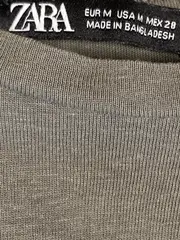 Vorschaubild 7 von Damen Maxikleid Grün Gr. M Baumwolle mit Puffärmeln