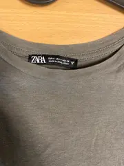 Vorschaubild 5 von Damen Maxikleid Grün Gr. M Baumwolle mit Puffärmeln