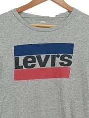 Vorschaubild 3 von T-Shirt Damen Gr. XS Grau Logo Casual