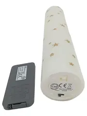 Vorschaubild 3 von LED Adventskalender Kerze Sterne Zahlen 1-24 Fernbedienung Weiß 28cm