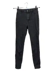 Vorschaubild 1 von Damen Jeans Slim Fit Schwarz W26/L26 High Rise Stretch