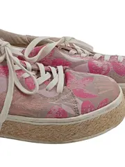Vorschaubild 4 von Damen Sneaker low Gr. 40 Mehrfarbig Rosa Beige Casual Freizeitschuh