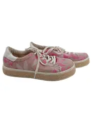 Vorschaubild 1 von Damen Sneaker low Gr. 40 Mehrfarbig Rosa Beige Casual Freizeitschuh