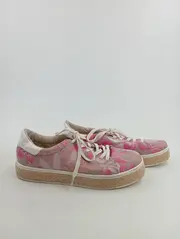 Vorschaubild 2 von Damen Sneaker low Gr. 40 Mehrfarbig Rosa Beige Casual Freizeitschuh