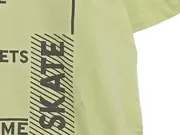 Vorschaubild 3 von Kinder T-Shirt Gr. 140 Grün Skateboard-Print Schriftzug Casual