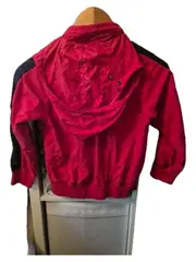 Vorschaubild 3 von Kinder Trainingsjacke Rot Gr. 122 (7) Kapuze Logo