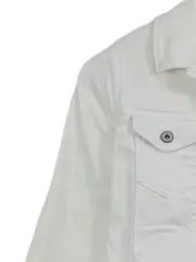 Vorschaubild 3 von EDC Jeansjacke Damen Gr. 34/XS Weiß Casual Baumwolle