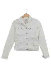 Vorschaubild 2 von EDC Jeansjacke Damen Gr. 34/XS Weiß Casual Baumwolle