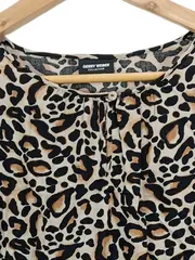 Vorschaubild 4 von Damen Bluse Langarm Leopardenmuster Gr. M Animal-Print