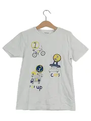 Vorschaubild 1 von T-Shirt Kinder Grafik Druck Weiß Baumwolle Gr. 128