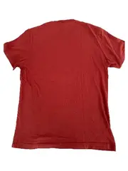 Vorschaubild 2 von Herren T-Shirt Rot Schriftzug Print Gr. M Casual